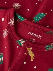 NAME IT Jule Natdragt Vismas Jester Red